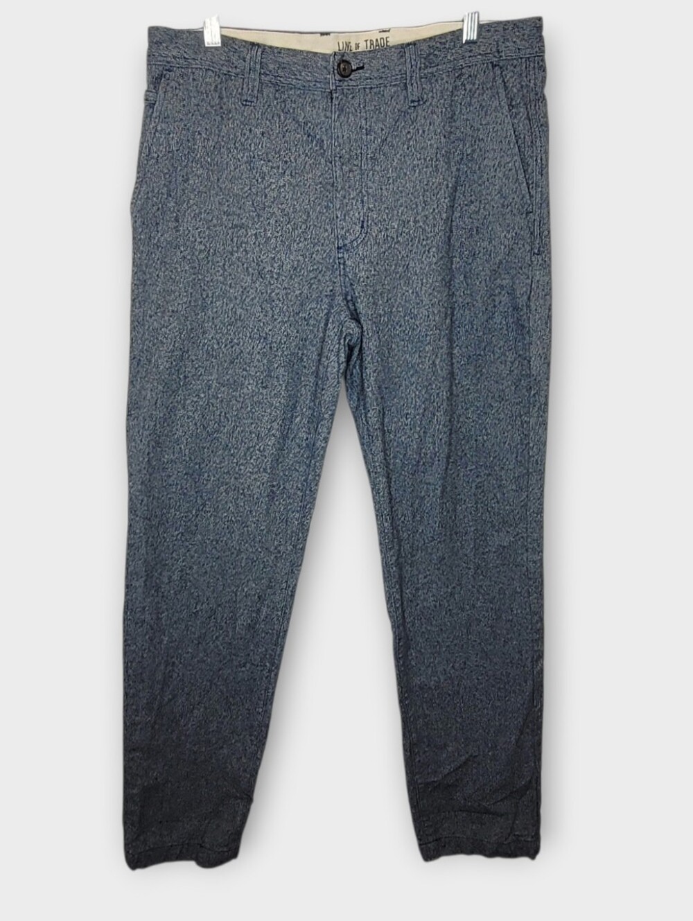 Line of Trade The Officer Chino Pants 34x33 Navy Herringbone